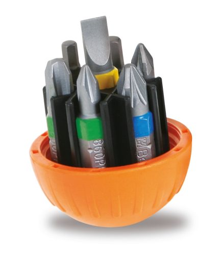 Beta 855P betéttartó csavarhúzó állítható nyéllel, irányváltós racsnival, 7 betéttel