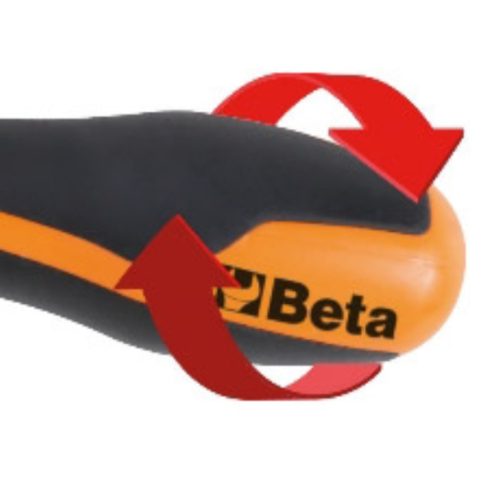 Beta 860/58 Betéttartó racsni forgó markolattal 1/4" belső hatszög