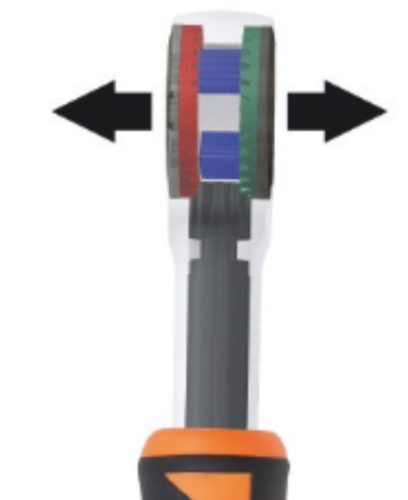 Beta 860/58 Betéttartó racsni forgó markolattal 1/4" belső hatszög