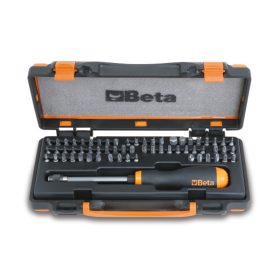   Beta 861/C61P 61 részes csavarhúzóbetét és 1 mágneses betéttartó gyorslazítóval (861LP, 861PE, 861PH, 861PZ, 861Tx, 861RTx, 861TRW, 861TQS, 861SP, 851SR)