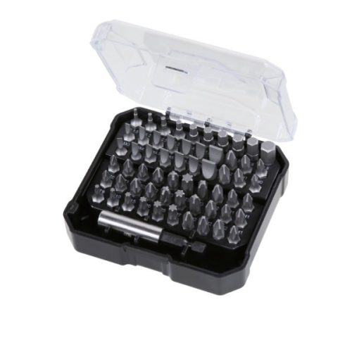 Beta BW 861 /C61-60 darabos csavarhúzóbetét és mágneses betéttartó készlet, műanyag dobozban