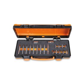   Beta 867/C20 18 részes RIBE® betétből álló készlet 10 mm-es  2db adapterrel lágy hőformázott tálcán és lemezdobozban