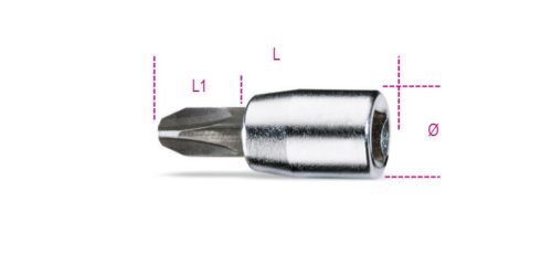 Beta 900PH Csavarhúzó-Dugókulcs Phillips®-csavarokhoz, krómozott, barnított hegy PH2