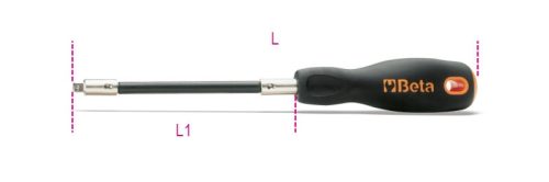 Beta 900/32 1/4"-os flexibilis hajtószár 280mm