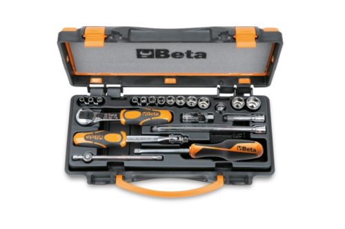 Beta 900/C13-8 21 részes készlet 13 hatlapú Dugókulcs és 8 tartozék, fémdobozban