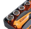 Beta 900/C39U 39 részes készlet 11 multifunkciós dugókulcs, 21 csavarhúzóbetét és 7 tartozék