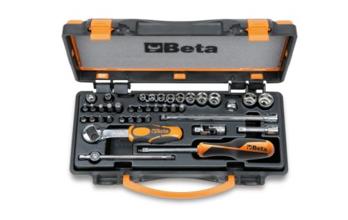 Beta 900MC/C32 38 részes készlet 11 dugókulcs, 20 színezett dugókulcs és 7 tartozék, fémdobozban