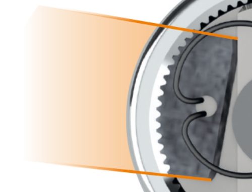 Beta 900/55Z 1/4” irányváltós racsni, krómozott