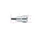 Beta 910TX 3/8"-os Torx® imbusz-Dugókulcs, krómozott, fekete hegy  T25
