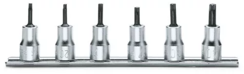 Beta 910TX/SB6 6 részes imbusz-dugókulcs szerszám készlet Torx®-csavarokhoz (910TX) tartón