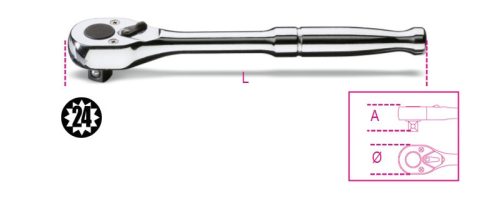 Beta 910M/55 3/8”-os irányváltós fémracsni