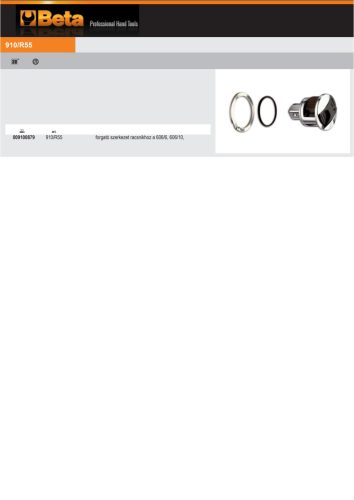 Beta 910/R55 forgató szerkezet a Beta 606/6, 606/10,  612, 666/6, 666/10, 910/55 racsnihoz