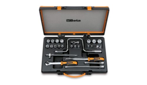 Beta 910A/C17 26 részes készlet 17 hatlapú dugókulcs és 9 tartozék fémdobozban