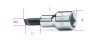 Beta 920LP 1/2" Csavarhúzó-Dugókulcs hasítottfejű csavarokhoz, krómozott, barnított fej 2x12mm