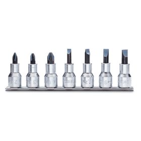   Beta 920LH/SB7 7 részes csavarhúzó-dugókulcs készlet Phillips®-csavarokhoz krómozott, barnított fej tartón