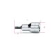 Beta 920TX-L 1/2"-osTorx® imbusz-Dugókulcs, krómozott, barnított hegy T40L