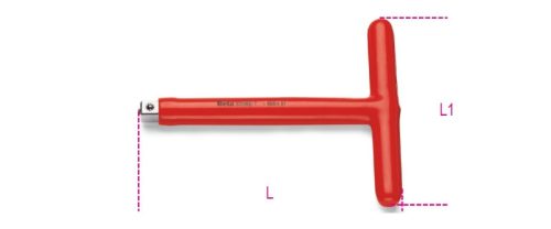 Beta 920MQ/T 1/2”-os T-hajtószár szigetelt 1000V