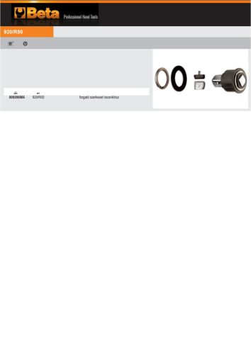 Beta 920/R50 forgató szerkezet a Beta 614/50, 667/20, 667/30, 920/50 racsnihoz