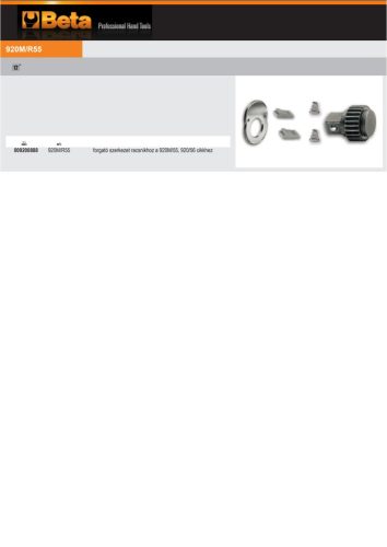 Beta 920M/R55 forgató szerkezet a Beta 920M/55, 920/56 racsnihoz