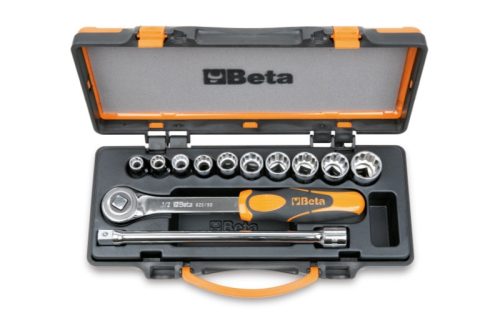 Beta 920AS/C10 12 részes készlet 10 tizenkétszögű dugókulcs és 2 tartozék fémdobozban