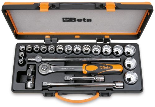 Beta 920AS/C17X 22 részes készlet 17 dugókulcs és 5 tartozék fémdobozban