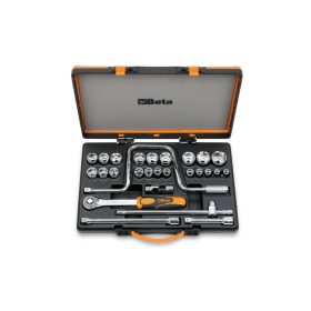   Beta 920B/C21 26 részes készlet 21 dugókulcs és 5 tartozék fémdobozban