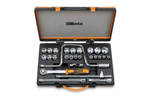 Beta 920B/C21X 26 részes készlet 21 dugókulcs és 5 tartozék fémdobozban