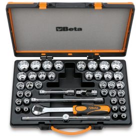   Beta 920/C37 42 részes készlet 37 dugókulcs és 5 tartozék fémdobozban