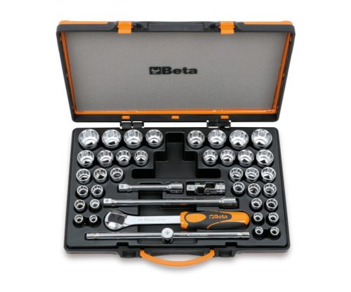 Beta 920/C37 42 részes készlet 37 dugókulcs és 5 tartozék fémdobozban