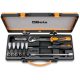 Beta 920TX/C17 21 részes készlet 6 csavarhúzóbetét, 6 dugókulcs Torx®-csavarokhoz és 4 tartozék fémdobozban