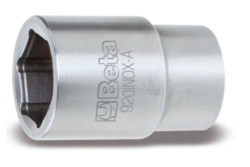 Beta 920INOX 1/2" Hatszögű Dugókulcs, rozsdamentes acélból 24mm