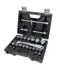 Beta BW 923E/C25 25 részes 1/2"-os készlet 20 hatlapfejű dugókulcs és 5 tartozék, műanyag táskában