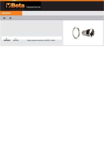 Beta 928/R55X forgató szerkezet racsnikhoz a Beta 920/55LC racsnihoz