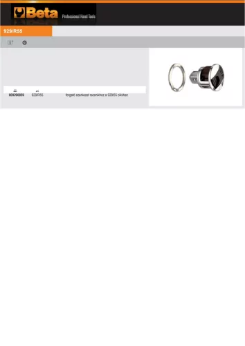 Beta 929/R55 forgató szerkezet a Beta 929/55 racsnihoz