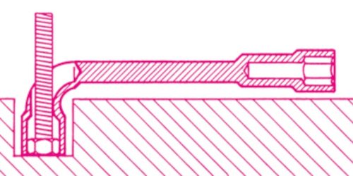 Beta 932 Tizenkétszögű pipakulcs, fényes krómozott 13mm