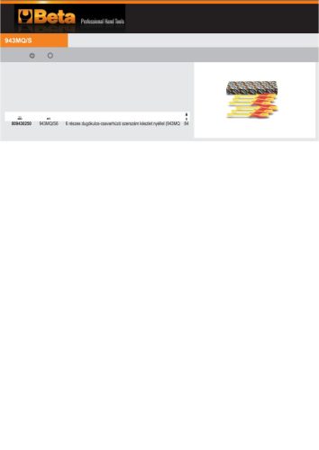 Beta 943MQ/S6 6 részes dugókulcs-csavarhúzó szerszám készlet nyéllel  szigetelt 1000V (943MQ) 5,5-6-7-8-10-13 mm