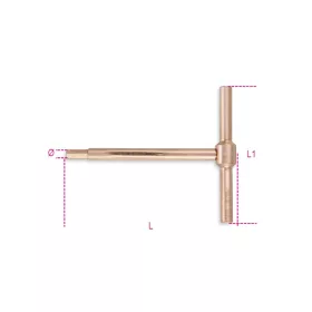 Beta 951BA T-SZÁRÚ IMBUSZKULCS, SZIKRAMENTES 4
mm