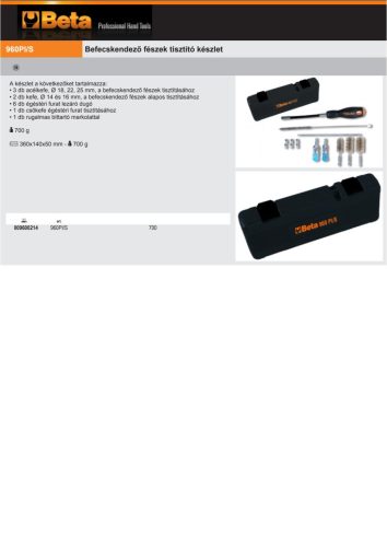Beta 960PI/S Befecskendező fészek tisztító készlet