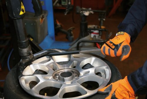 Beta 962P Gumiabroncs szerelővas gumi karcolásvédővel 490mm