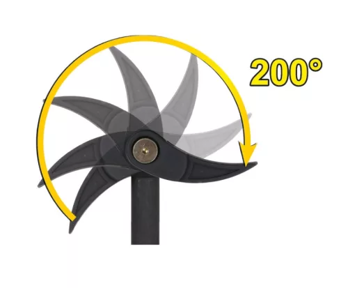 Beta 966/C3 3 darabos feszítővas készlet, széles és hajlított állítható fejjel műanyag kofferben