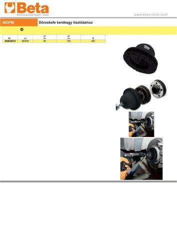 Beta 983PM Dörzskefe kerékagy tisztításhoz