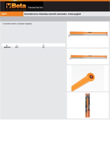 Beta 987P Gumiabroncs tűszelep szerelő szerszám, műanyagból