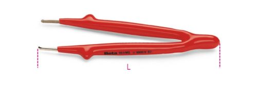 Beta 994MQ Egyenes csipesz erősen lekerekített fogazott heggyel szigetelt 1000V 147mm
