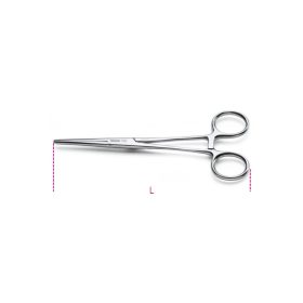   Beta 1002 Önzáró fogó lekerekített, recézett pofával, rozsdamentes acélból 160mm