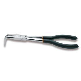  Beta 1009L/C Extra hosszú 90°-os hajlított, félkerekcsőrű műszerészfogó, különleges munkákhoz PVC-bevonattal 253mm