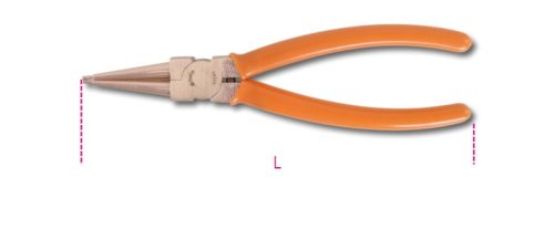 Beta 1032BA 200 Egyenes belső Seeger-fogó, furatokhoz PVC bevonatú nyéllel 200mm szikramentes