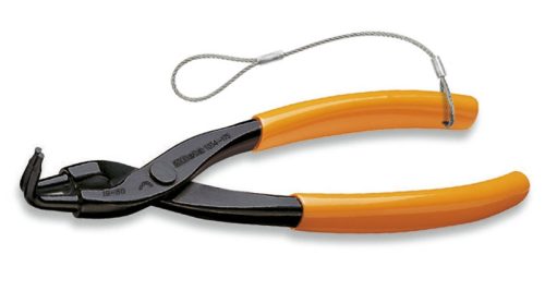 Beta 1034HS 90°-os hajlított belső Seeger-fogó, barnított, PVC-bevonattal 170mm
