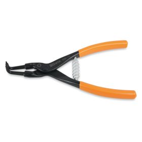   Beta 1038 135X09 90°-os hajlított külső Seeger-fogó, barnított, PVC-bevonattal