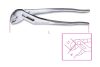 Beta 1048INOX ​Vízpumpa fogó, villás rozsdamentes acélból 250mm