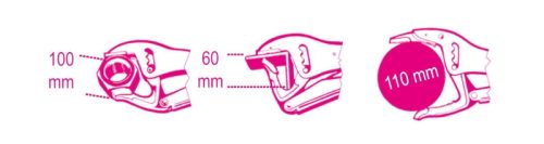 Beta 1051L Kettős állítású önzáró fogó, széles tartományú 270mm